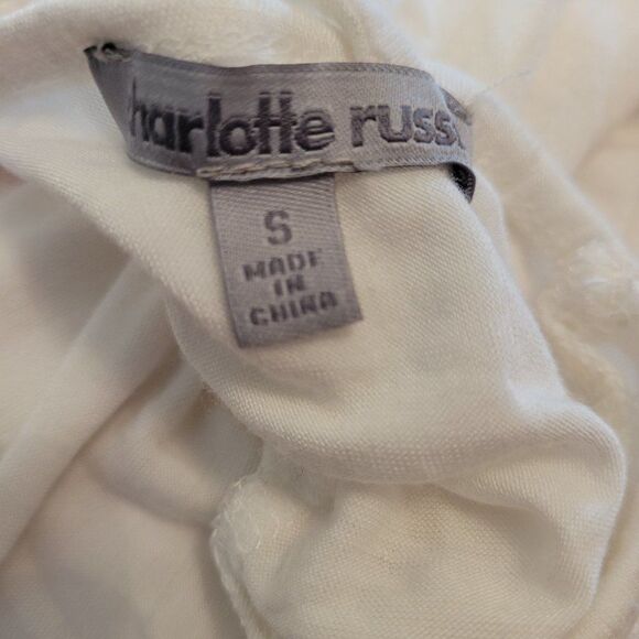 BRAND NEW CHARLOTTE RUSSE OPEN BACK  DESIGN WOMEN"S T-SHIRT - Picture 13 of 14